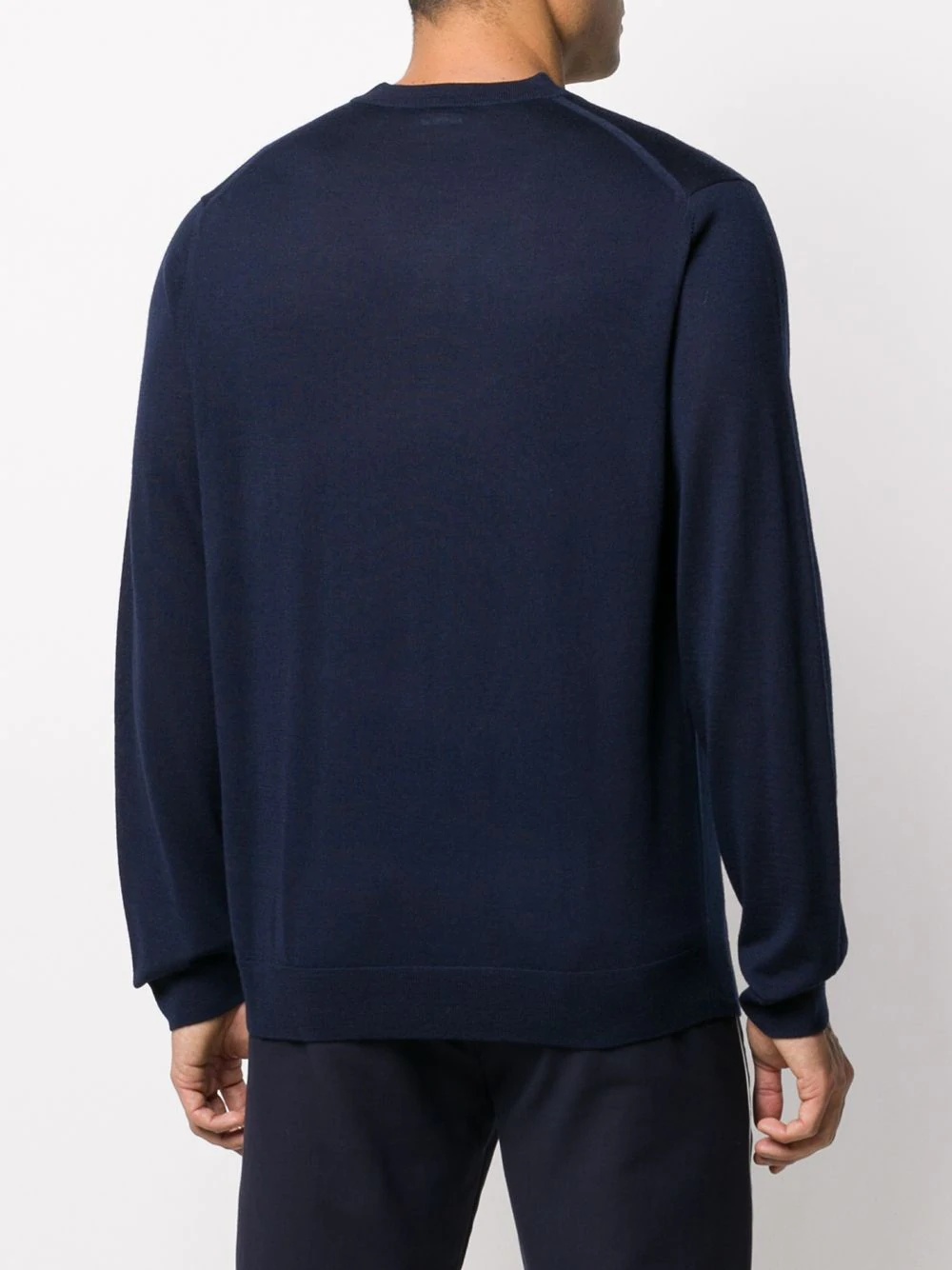 V-neck merino wool jumper - 4