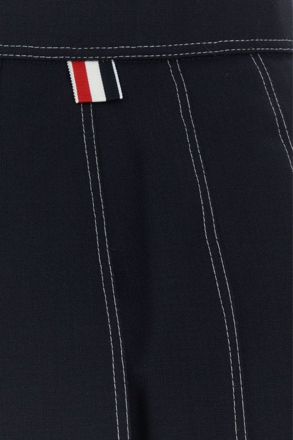 【関税&送料込】Thom Browne Midnight Blue Wool Skirt Thom Browne Midnight blue wool skirt | gebnegozionline