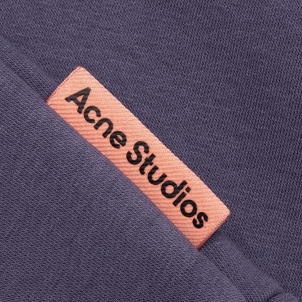 ACNE STUDIOS BRUSHED SWEATSHIRT - DARK PURPLE - 3