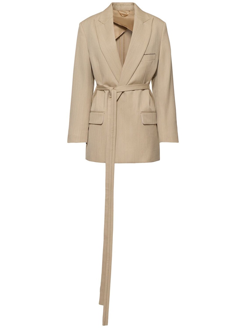 送料込/関税込■Victoria Beckham■ベルト付きウールブレザー Victoria Beckham Belted wool jacket | luisaviaroma | REVERSIBLE
