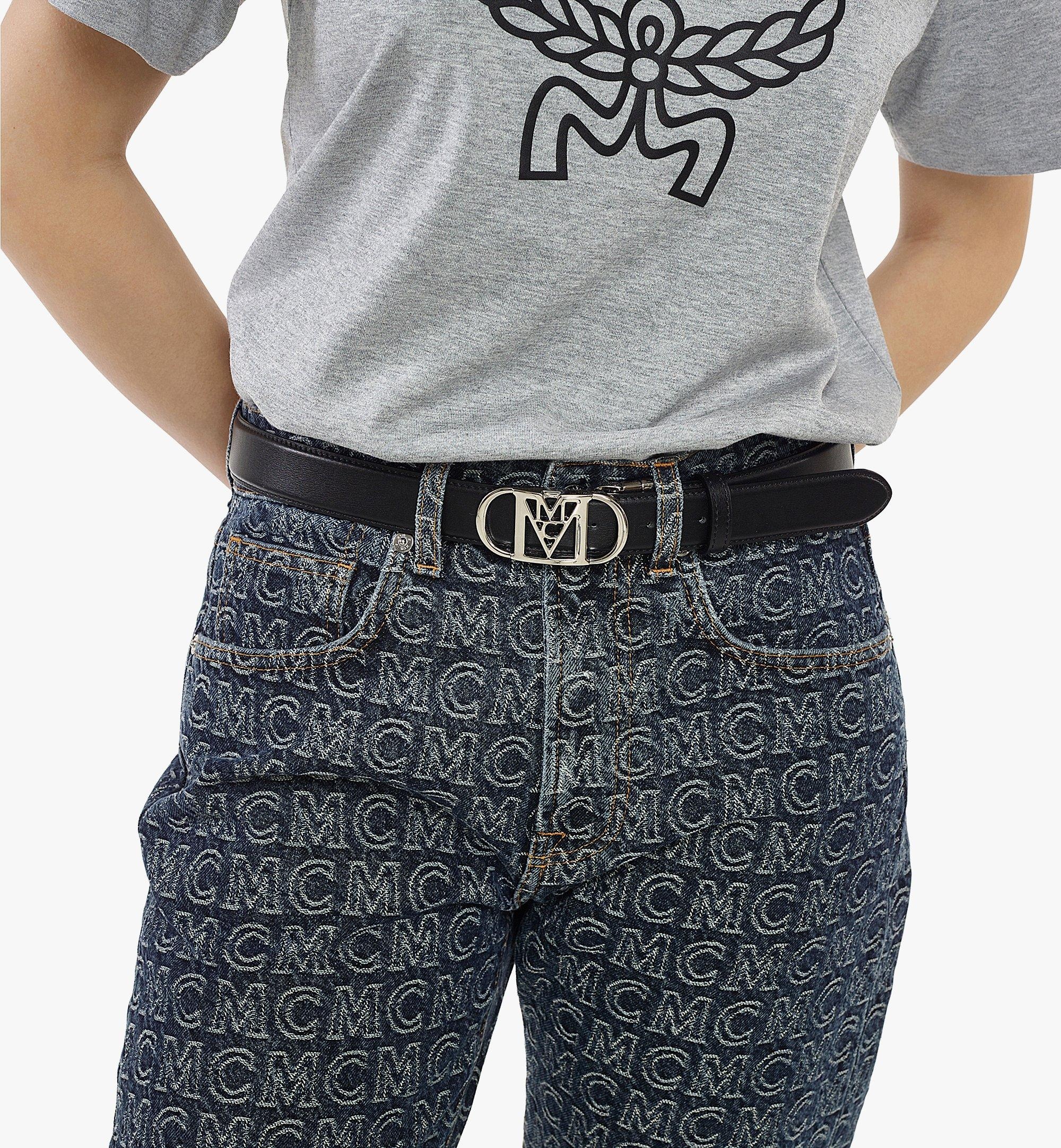 Mode Travia Reversible Belt 1” in Embossed Leather - 5