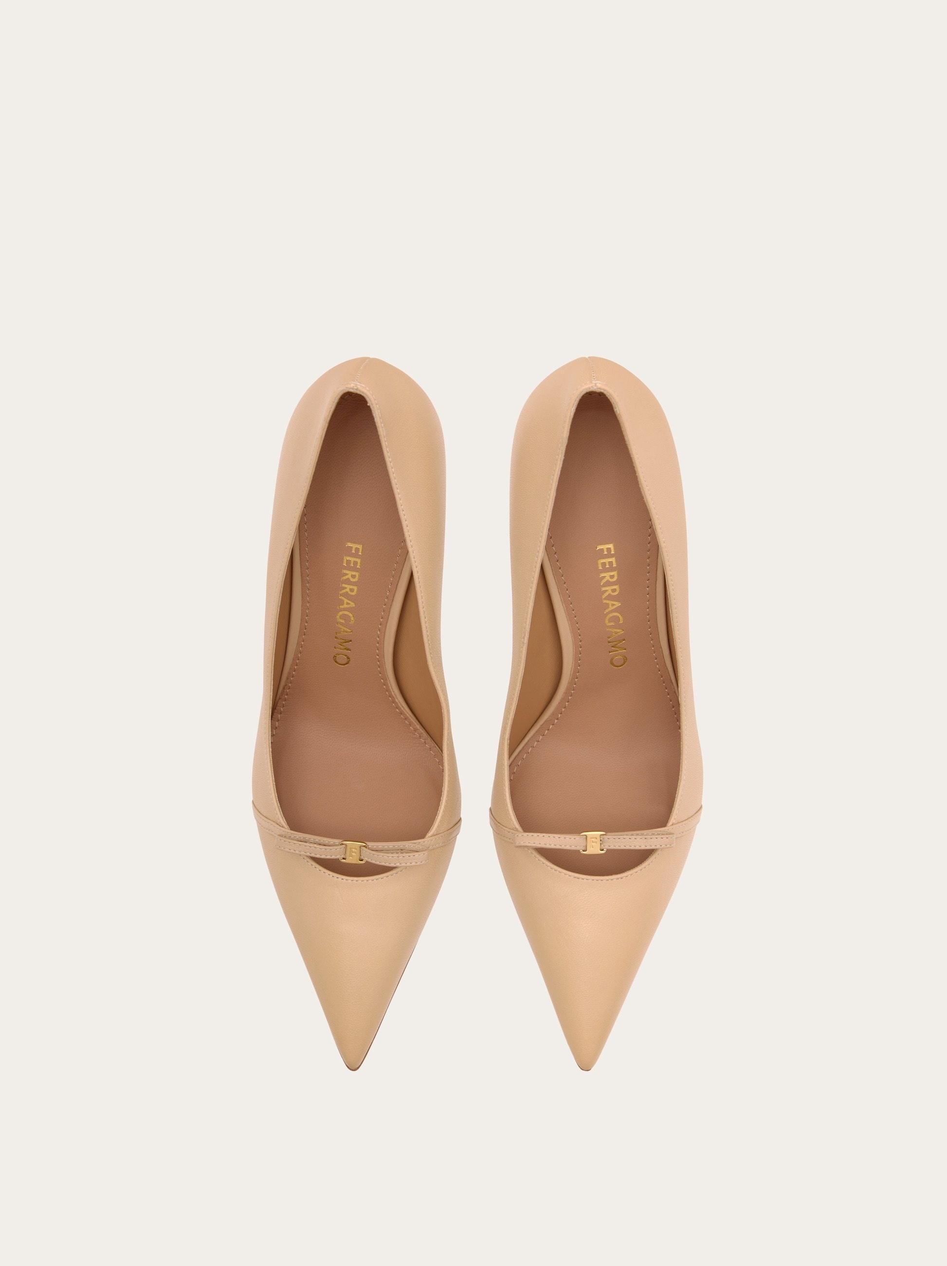 Mini bow mid heel pump - 2