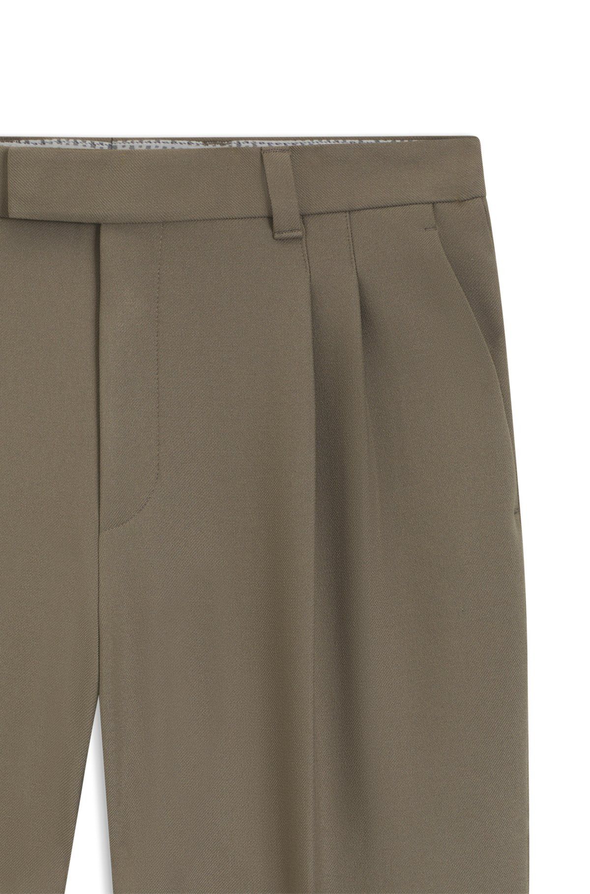 RELAXED-FIT TROUSERS WITH DOUBLE PLEAT - 6