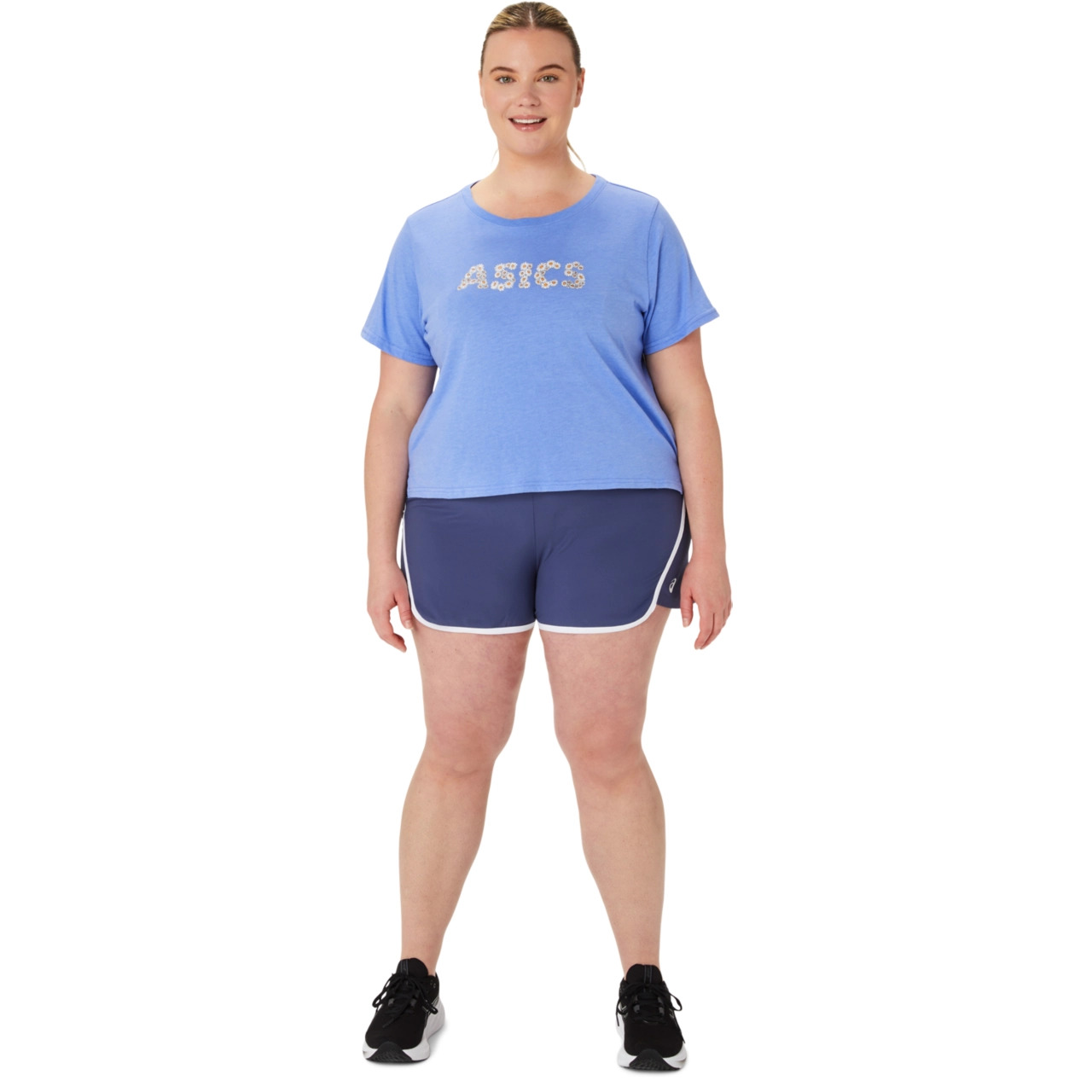 WOMEN'S ASICS DAISY CROP SHORT SLEEVE TOP - 6