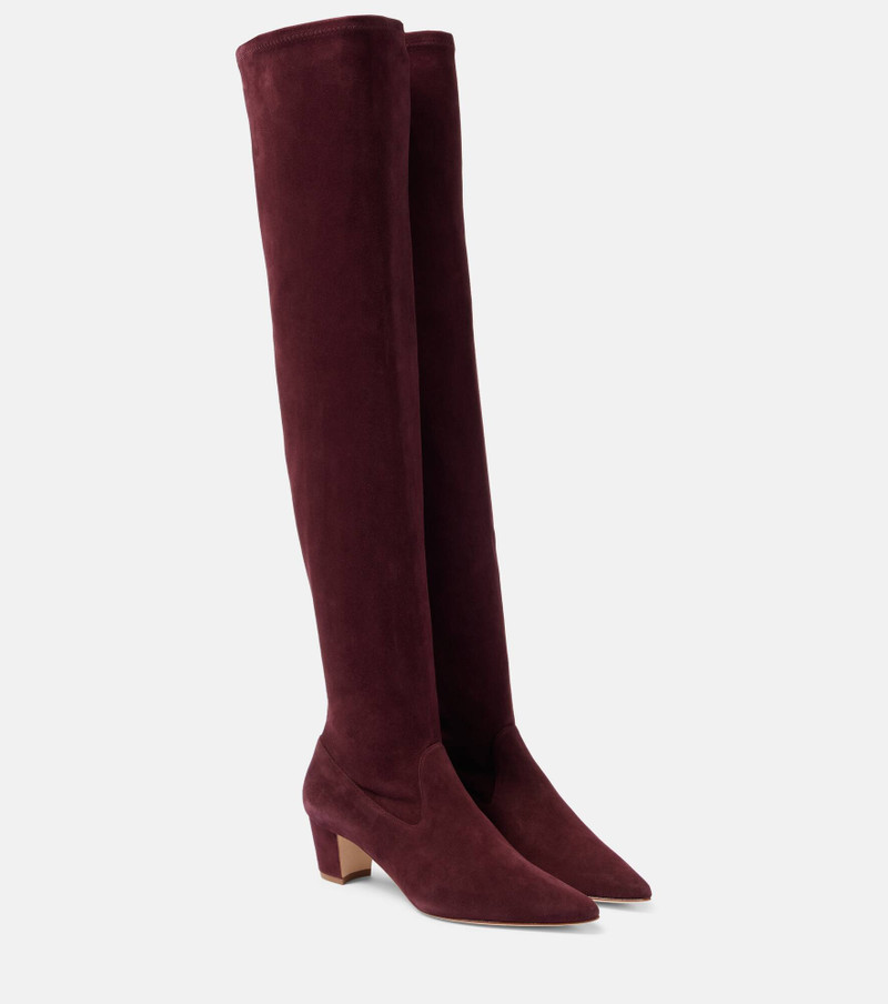 Lupasca suede over-the-knee boots - 1