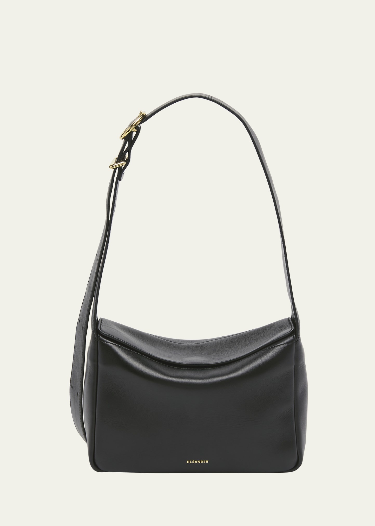 XS Fold-Over Flap Leather Shoulder Bag - 1