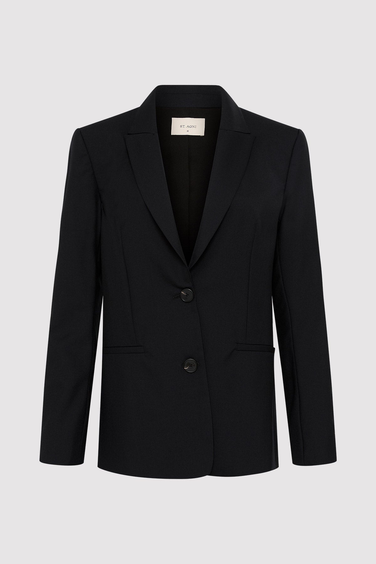 Zip Detail Blazer - Black - 7