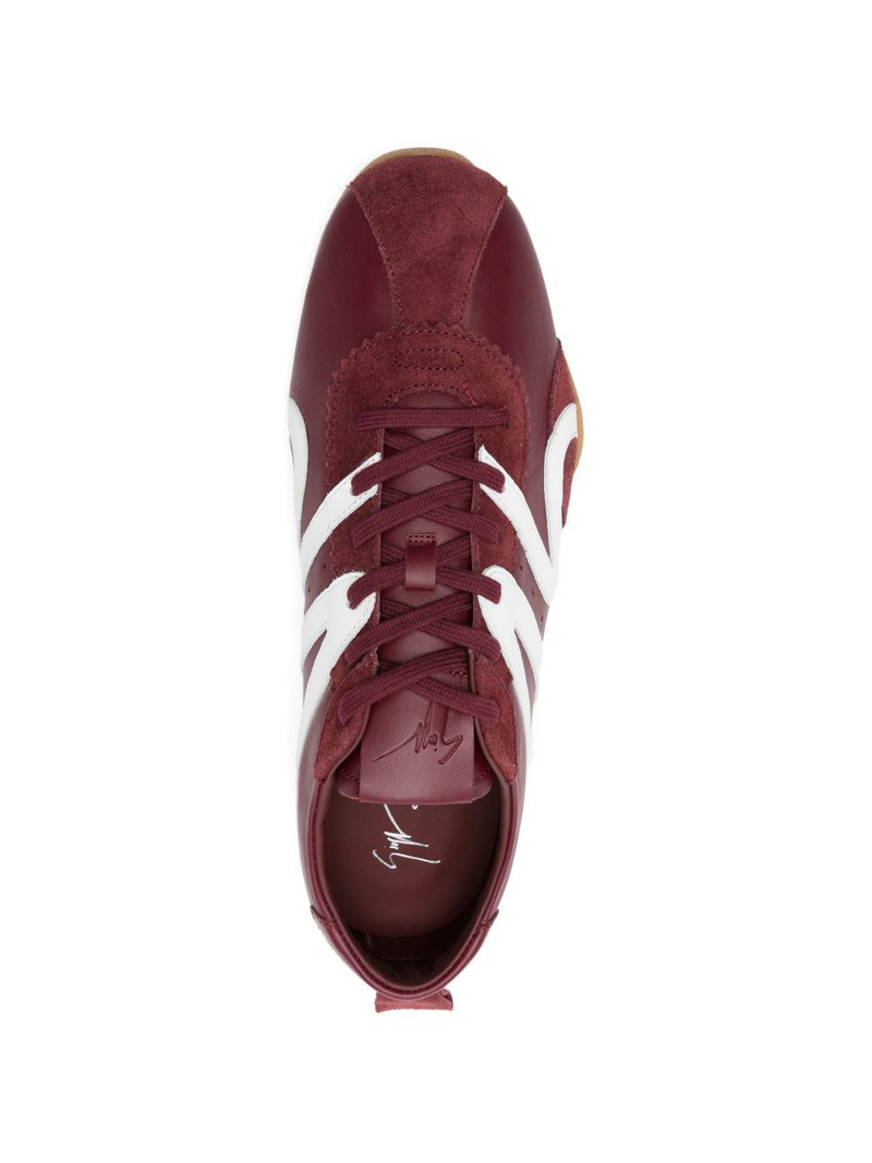 suede detail sneakers 4