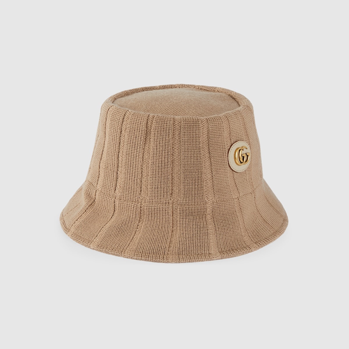 Wool hat with Double G - 1