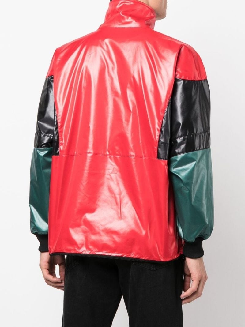 colour-block panelled windbreaker - 7