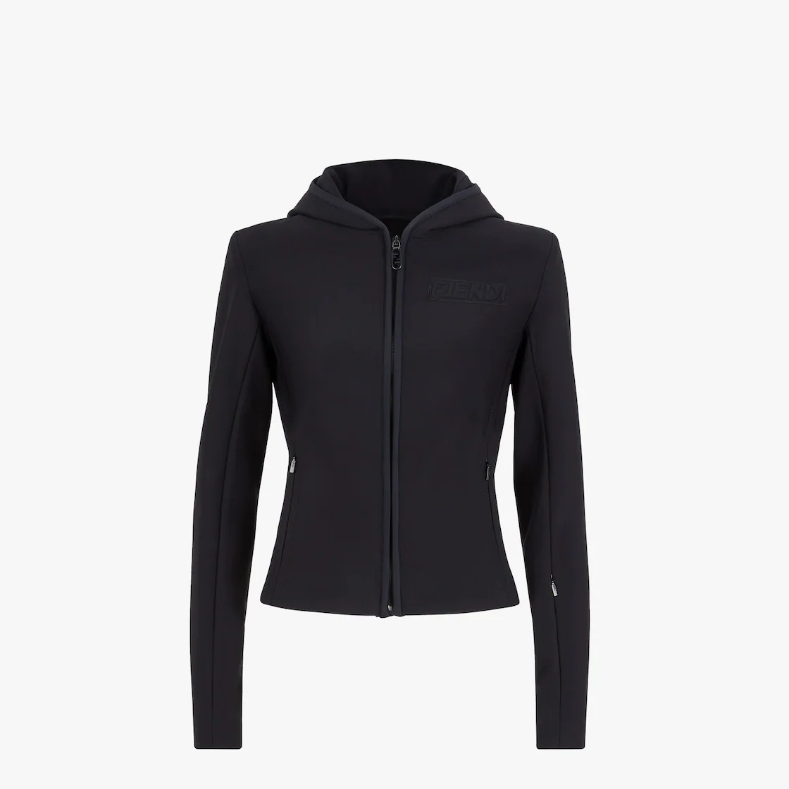 Black tech fabric jacket - 1