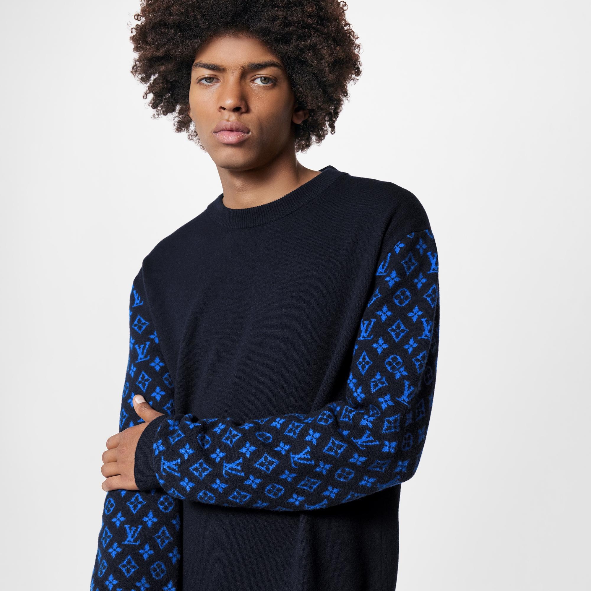Monogram Mix Cashmere Crewneck - 4