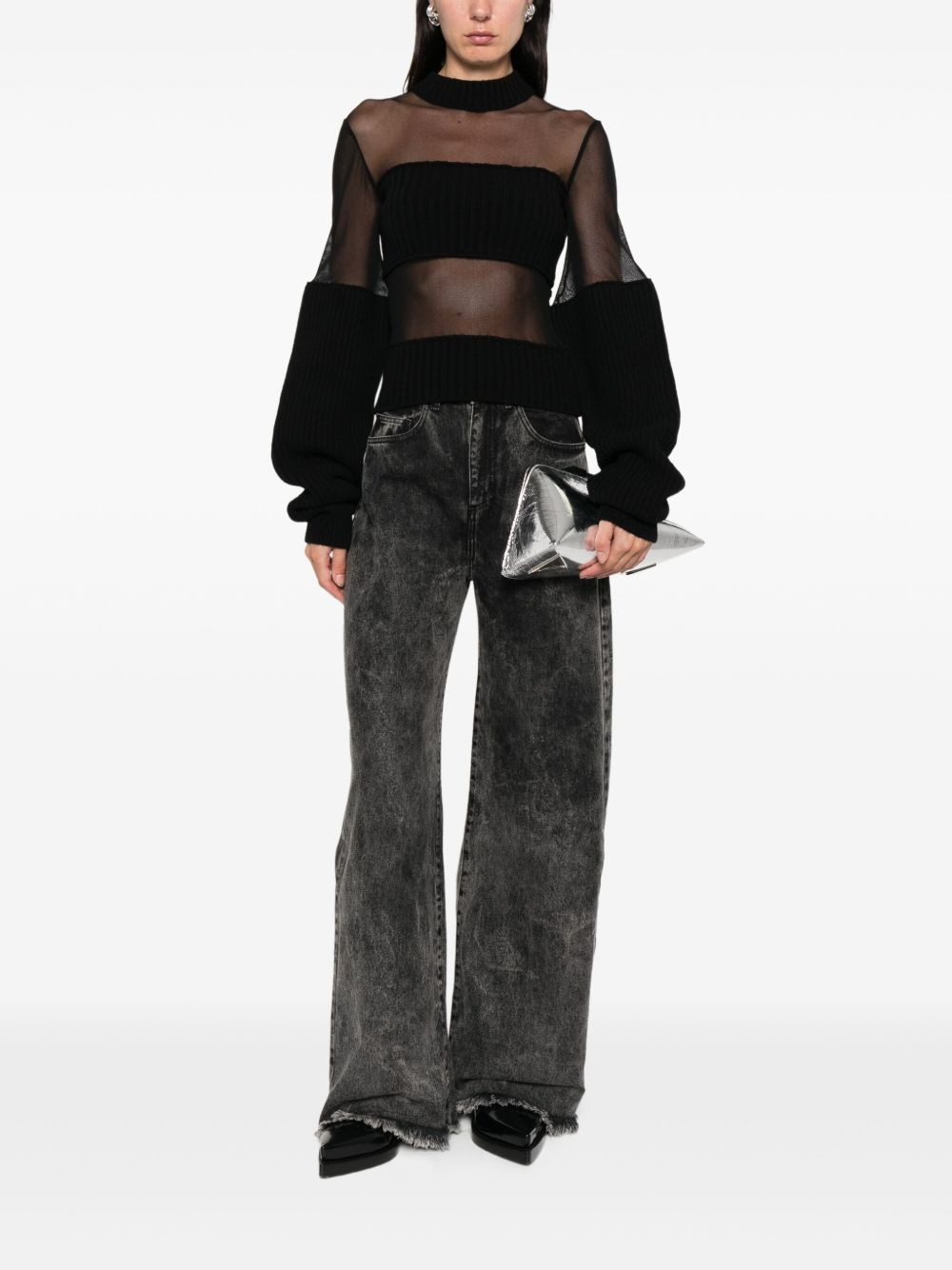 cropped sweater - 2