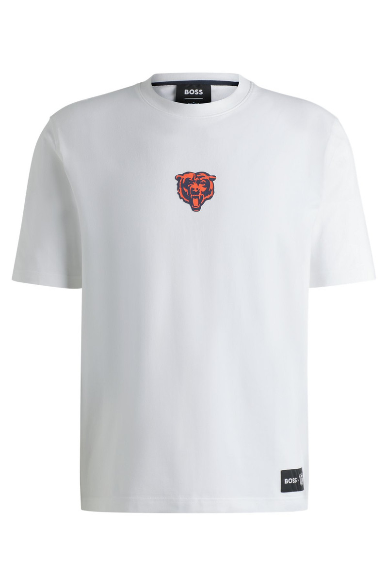 BOSS X NFL STRETCH-COTTON T-SHIRT WITH SPECIAL BRANDING 1
