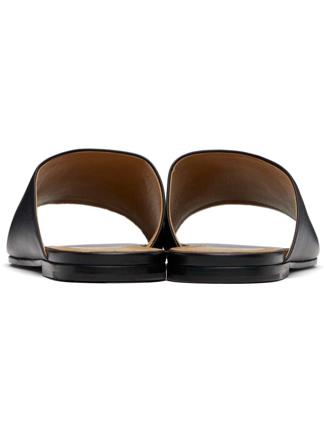 Black Signum Slipper Sandals - 2