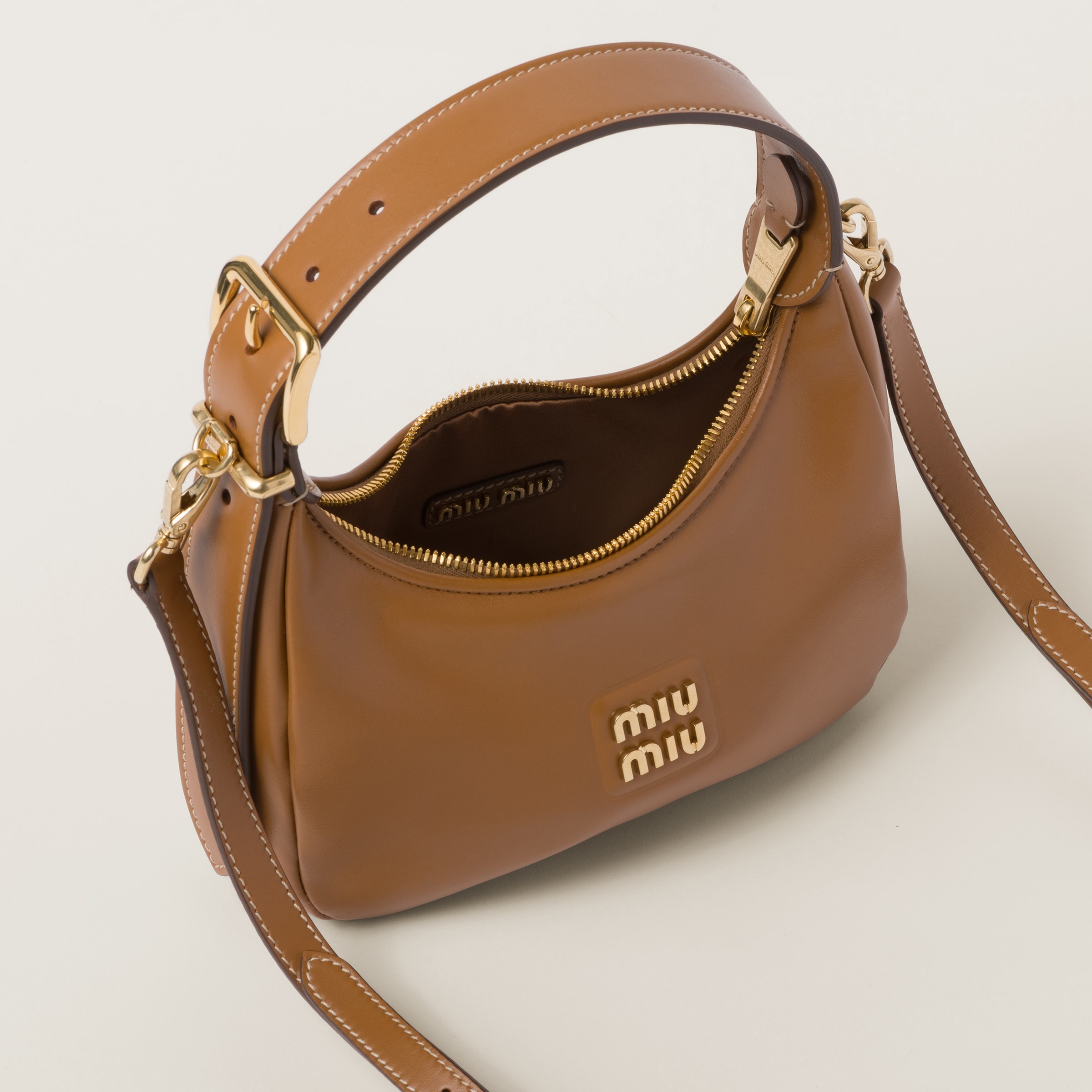 Leather hobo bag - 4