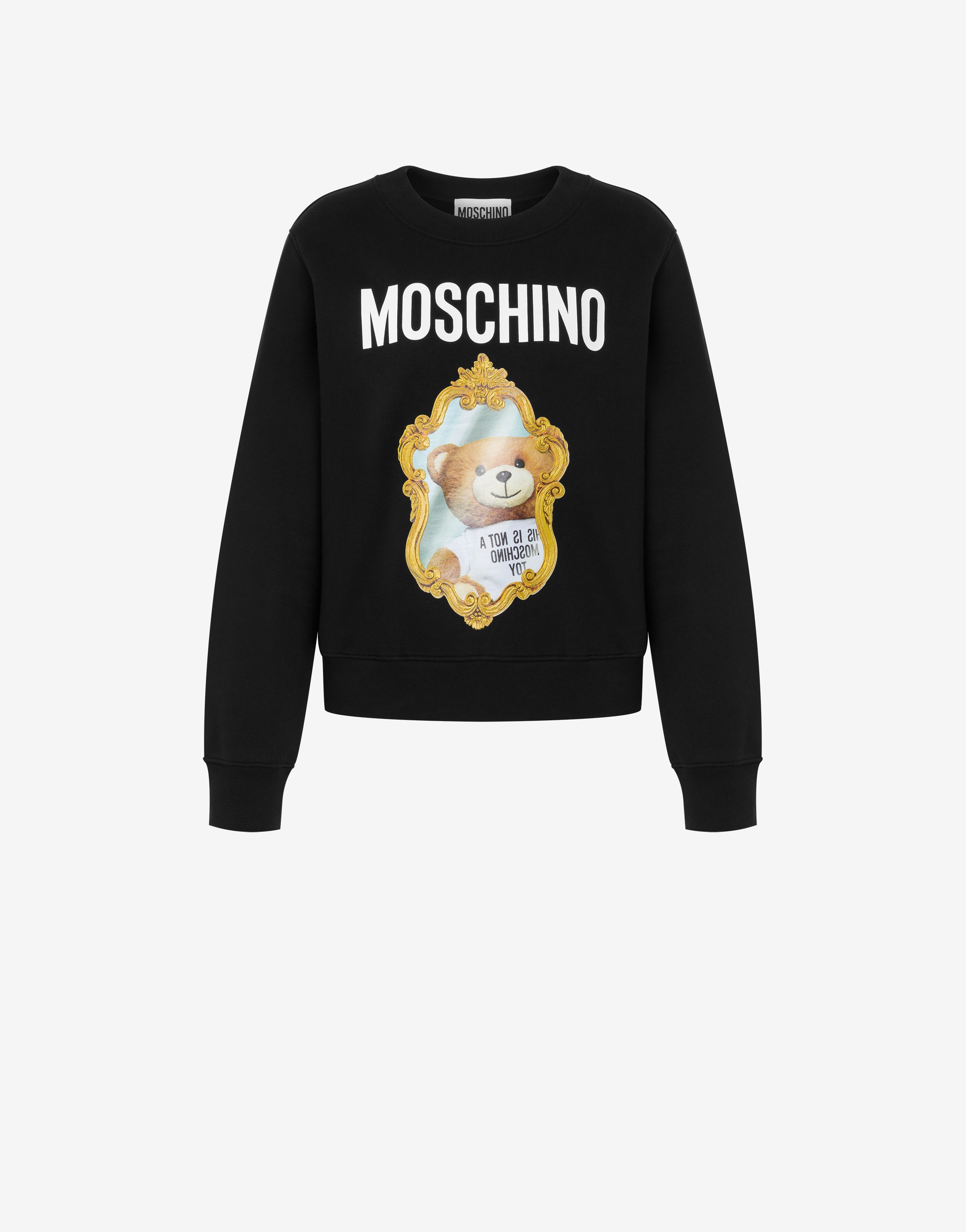 MIRROR TEDDY BEAR ORGANIC COTTON SWEATSHIRT - 1