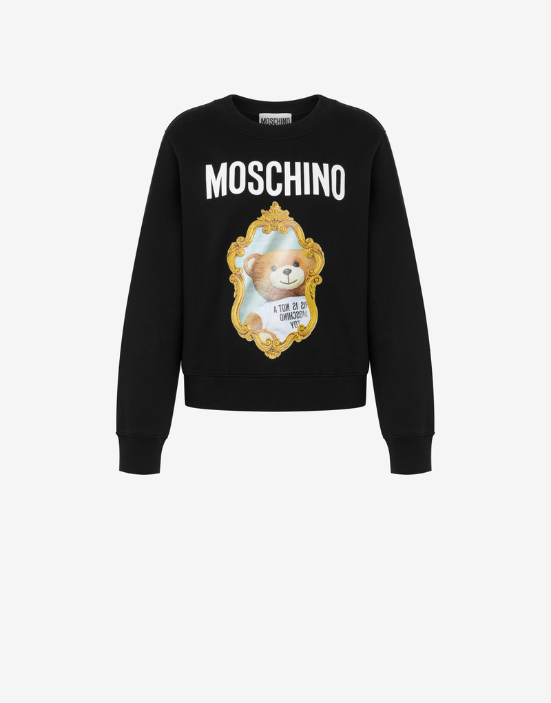 MIRROR TEDDY BEAR ORGANIC COTTON SWEATSHIRT 1