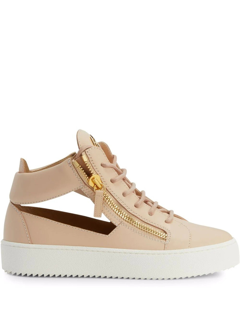 Kriss cut-out low-top sneakers 1
