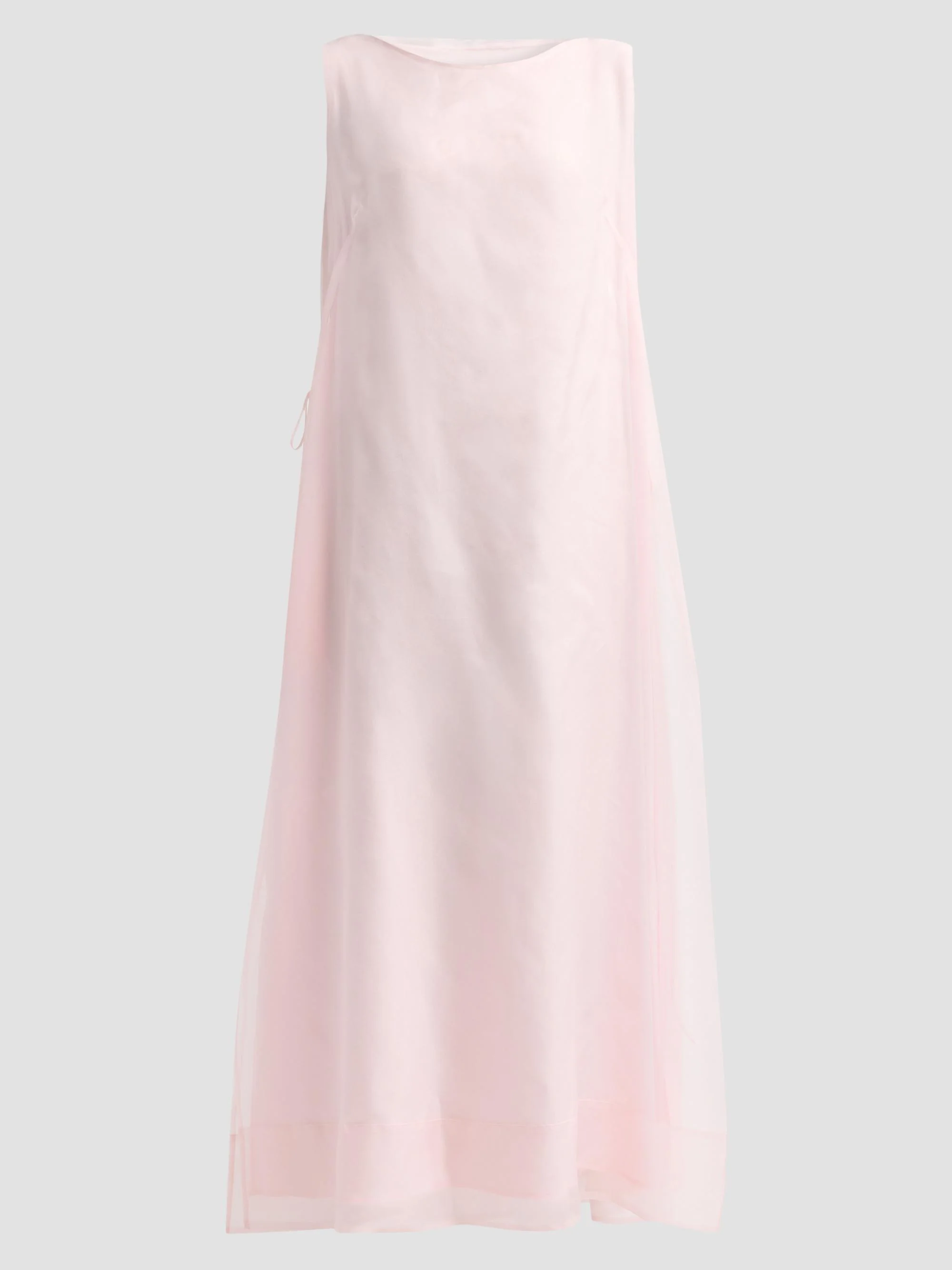 Women's Jools Silk Boatneck Shift Midi Dress - Ballerina - 1