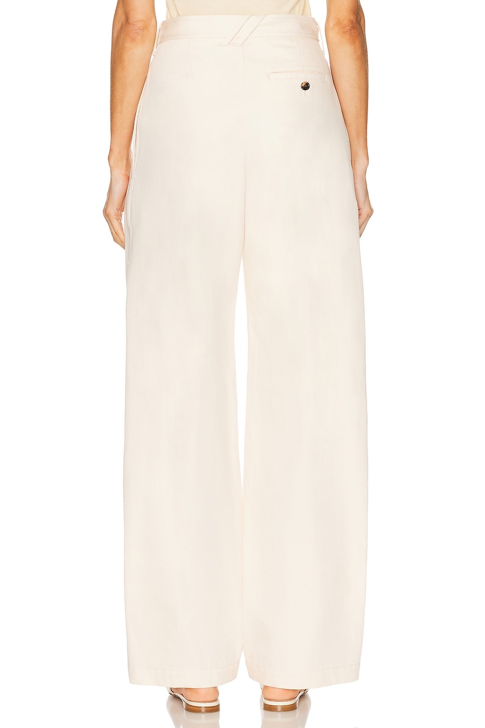 High Waisted Pleated Trouser - 4