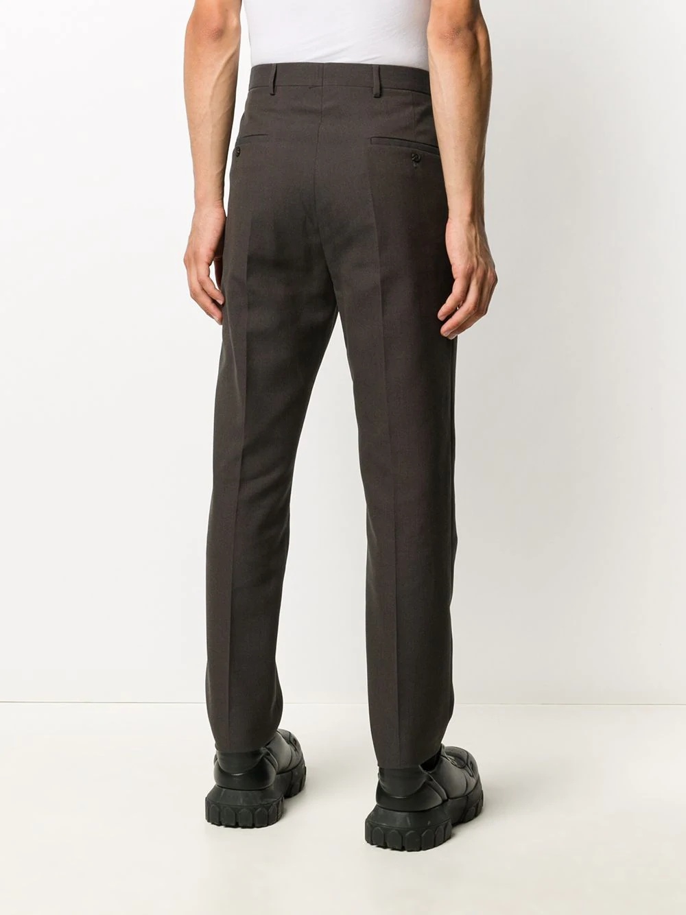 slim-fit tailored trousers - 4