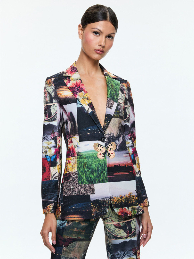 MACEY NOTCH COLLAR FITTED BLAZER 2