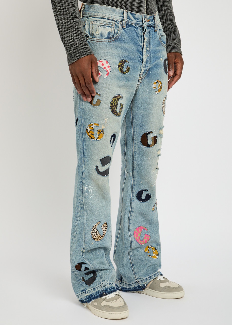 Gallery Dept. Time La Flare Patchwork Flared-leg Jeans - 2