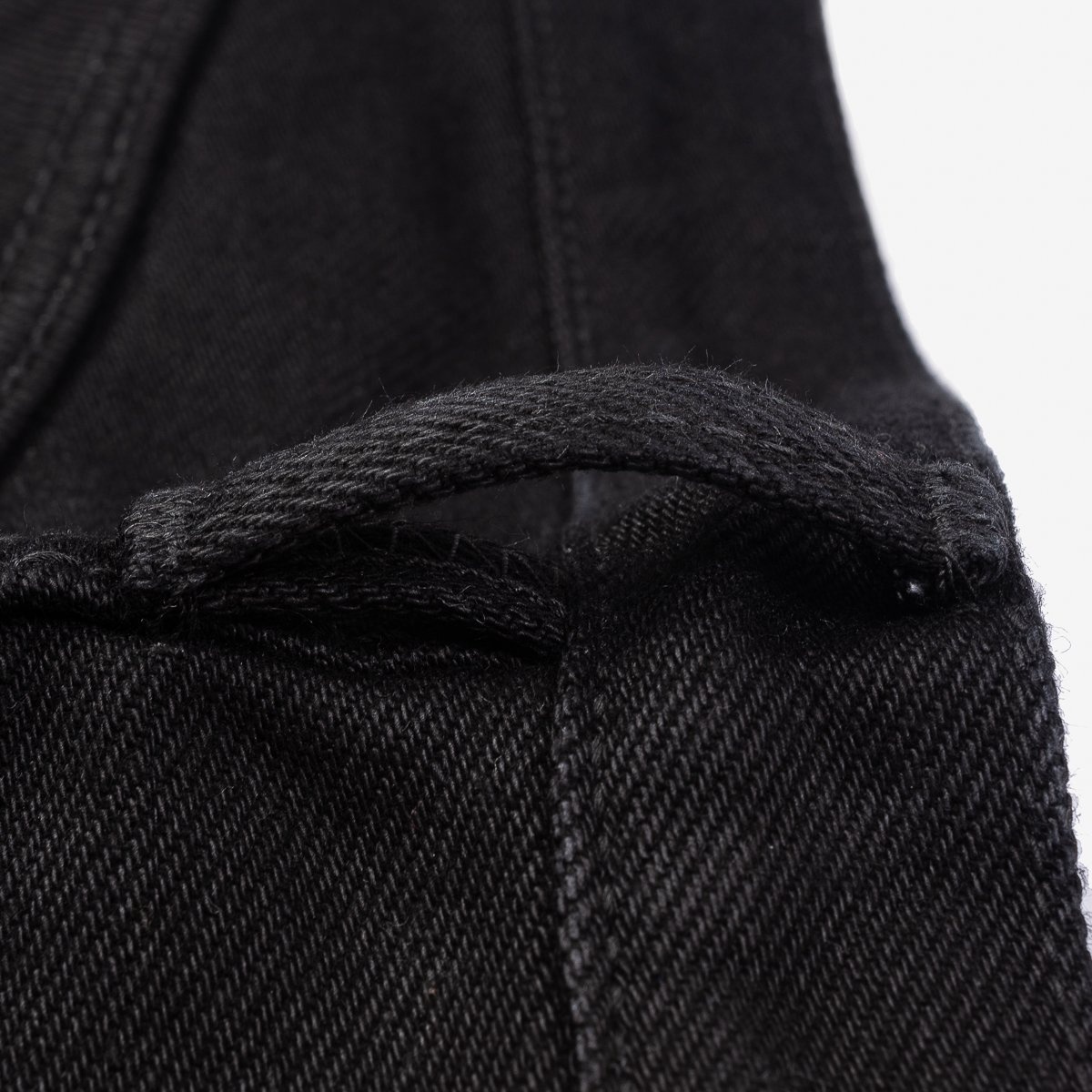 IH-555S-SBG 21oz Selvedge Denim Super Slim Cut Jeans -  Superblack (Fades To Grey) - 13