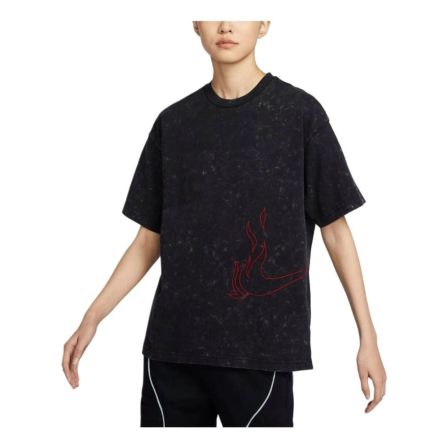 Nike Lunar Year Dragon T-shirt (Asia Sizing) 'Washed Black' FZ7625-010 - 1