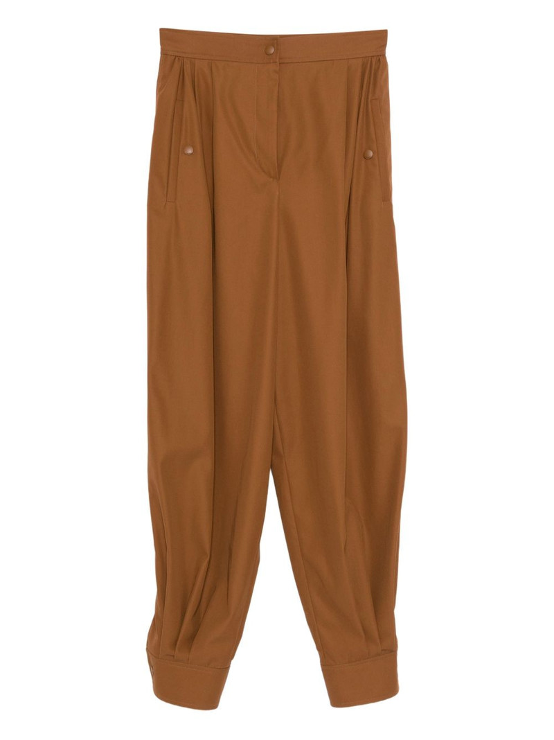 cotton pleated trousers 1