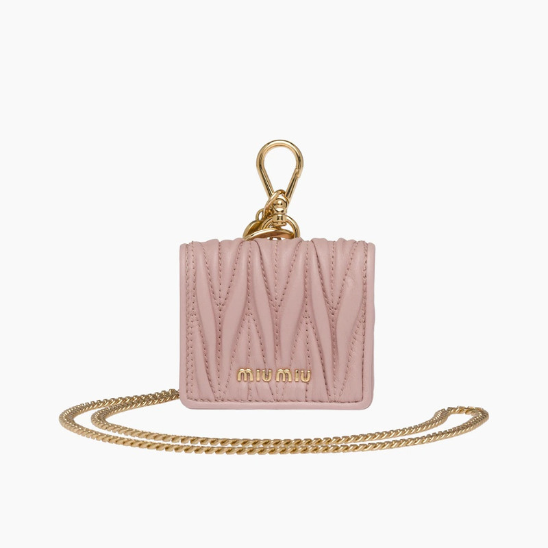 Matelassé nappa leather AirPods Pro case 1