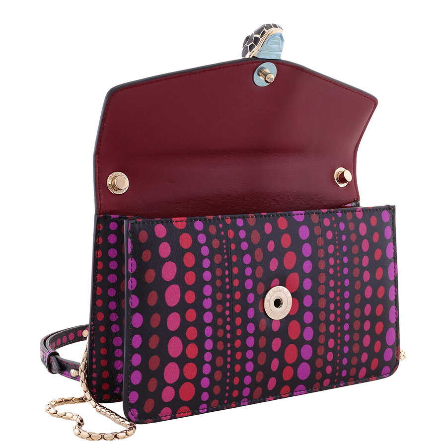 Bvlgari Serpenti Forever Flap Bag Elaphe Polka Dots - 4