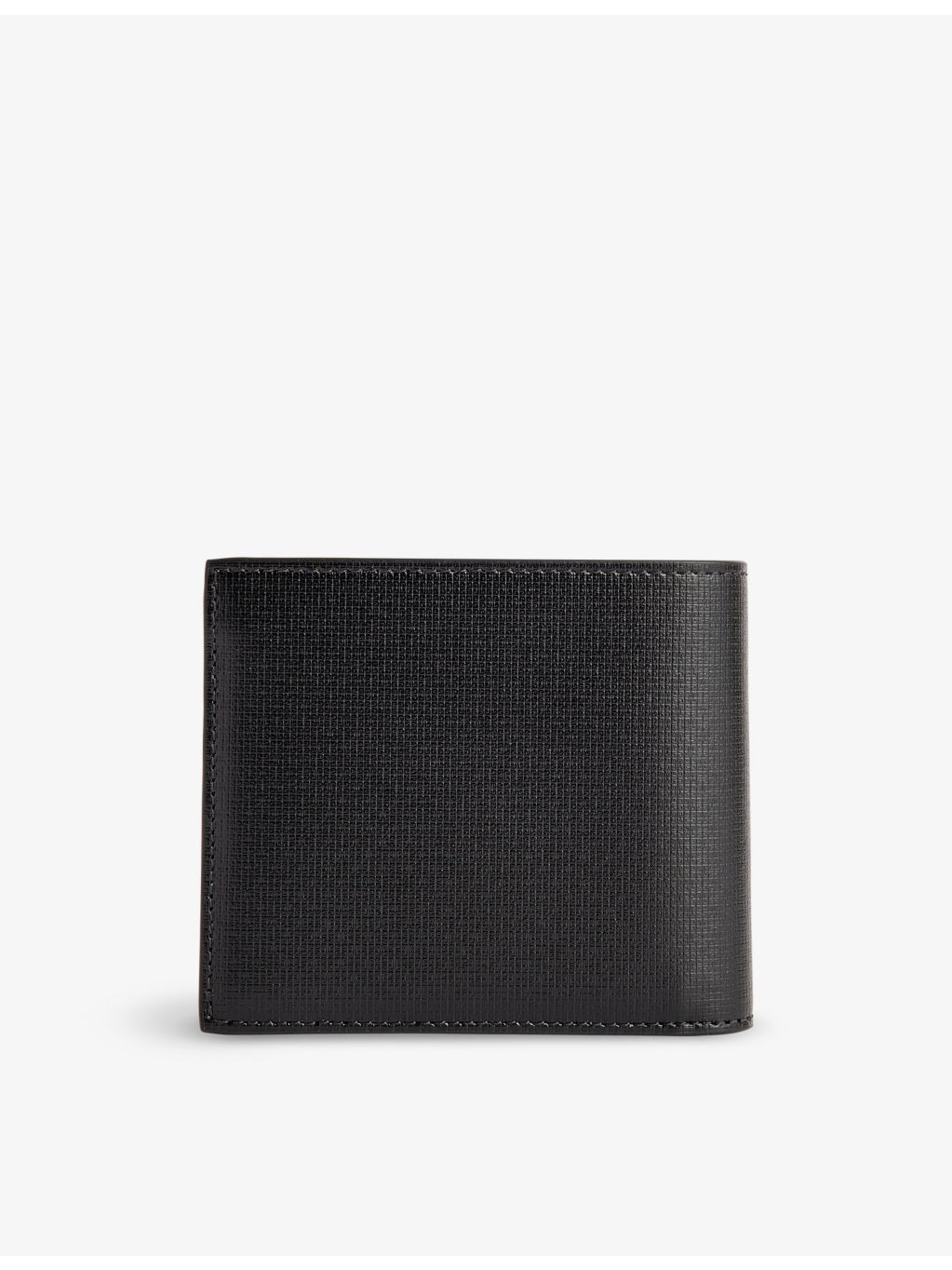 Foiled-branding leather wallet - 3