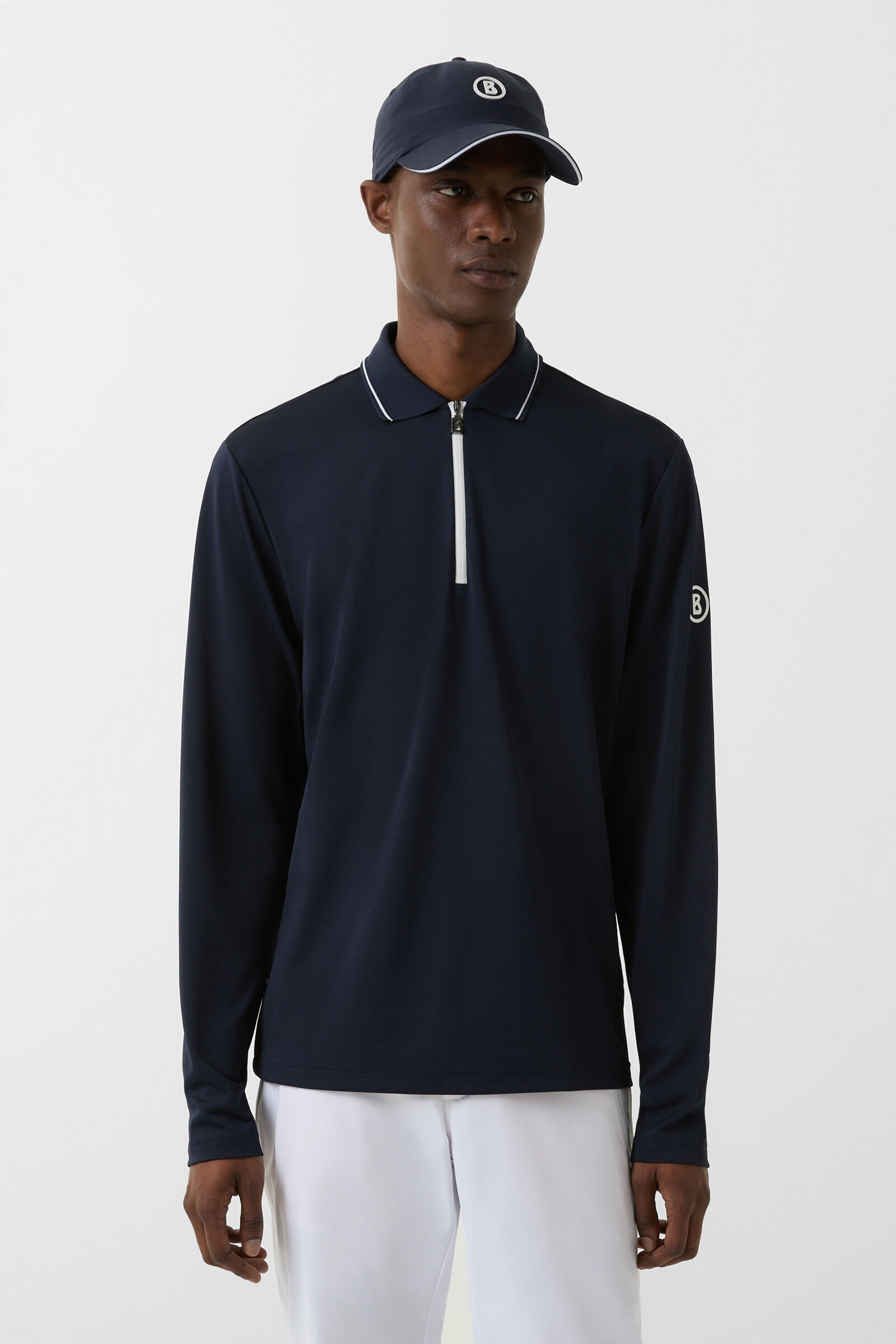Functional long-sleeved top Josch in Navy blue - 2