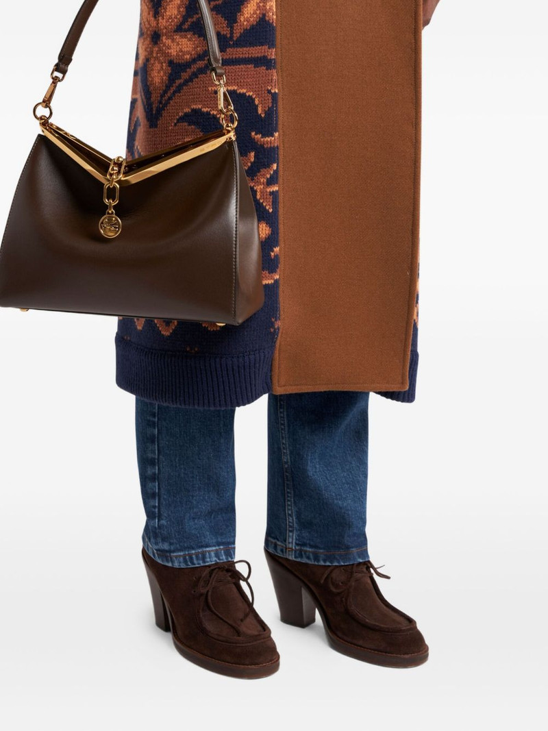 Etro Vela leather shoulder bag outlook