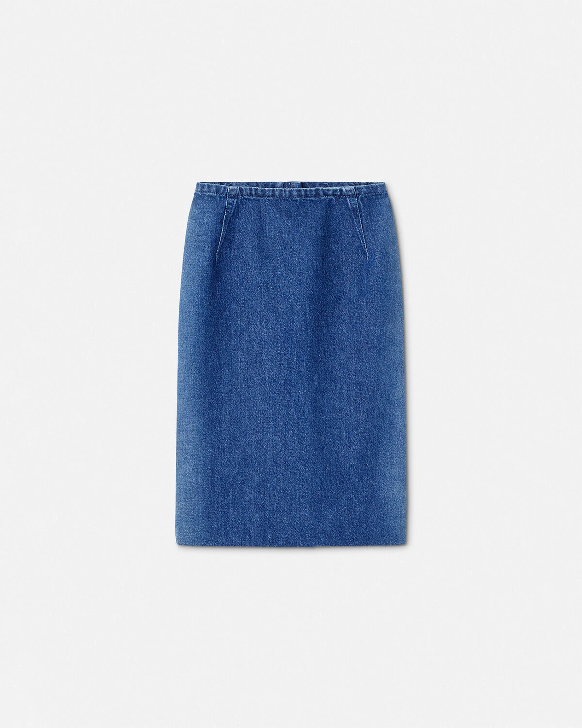 Denim Pencil Skirt - 1