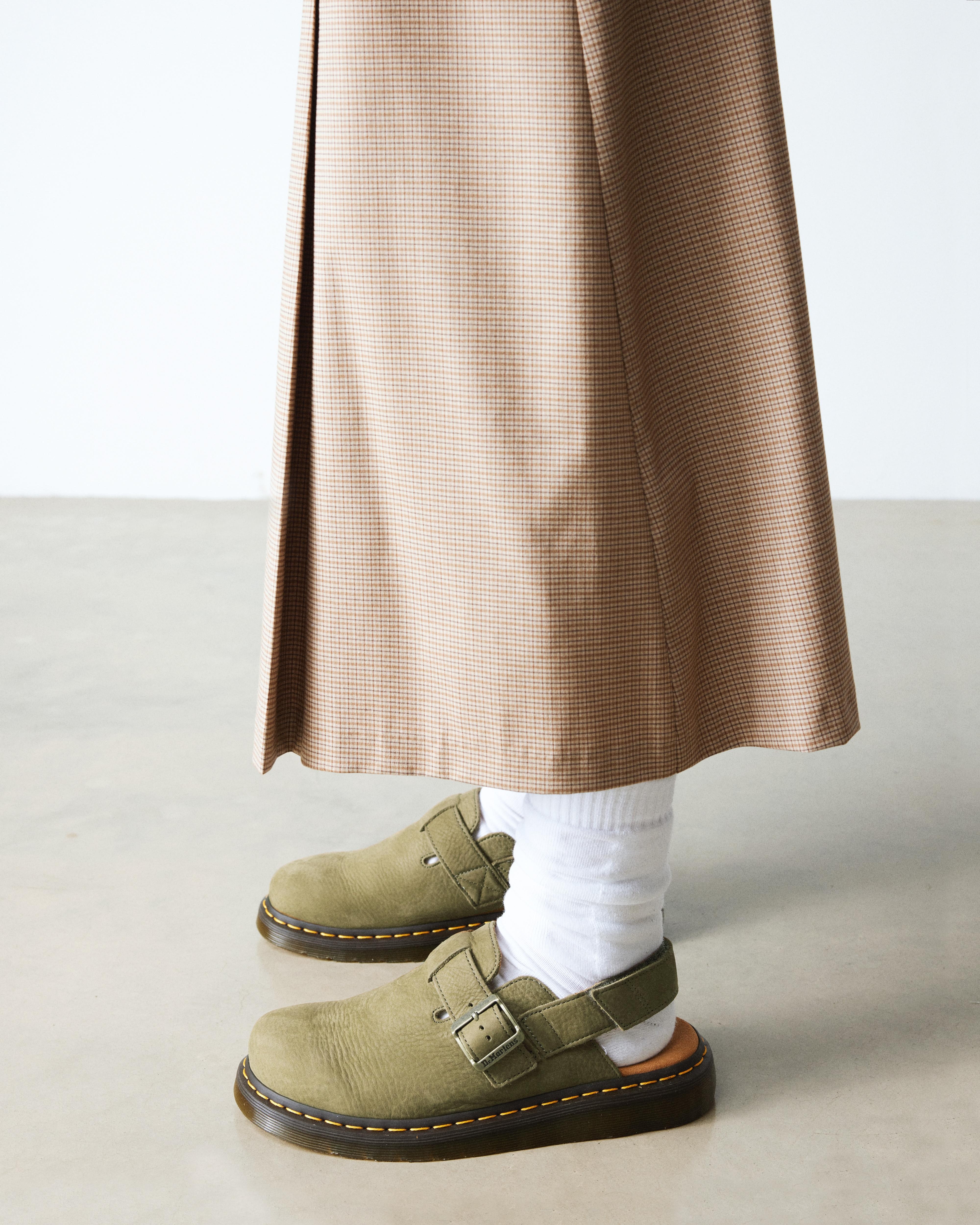 Jorge II Tumbled Nubuck Leather Slingback Mules - 6