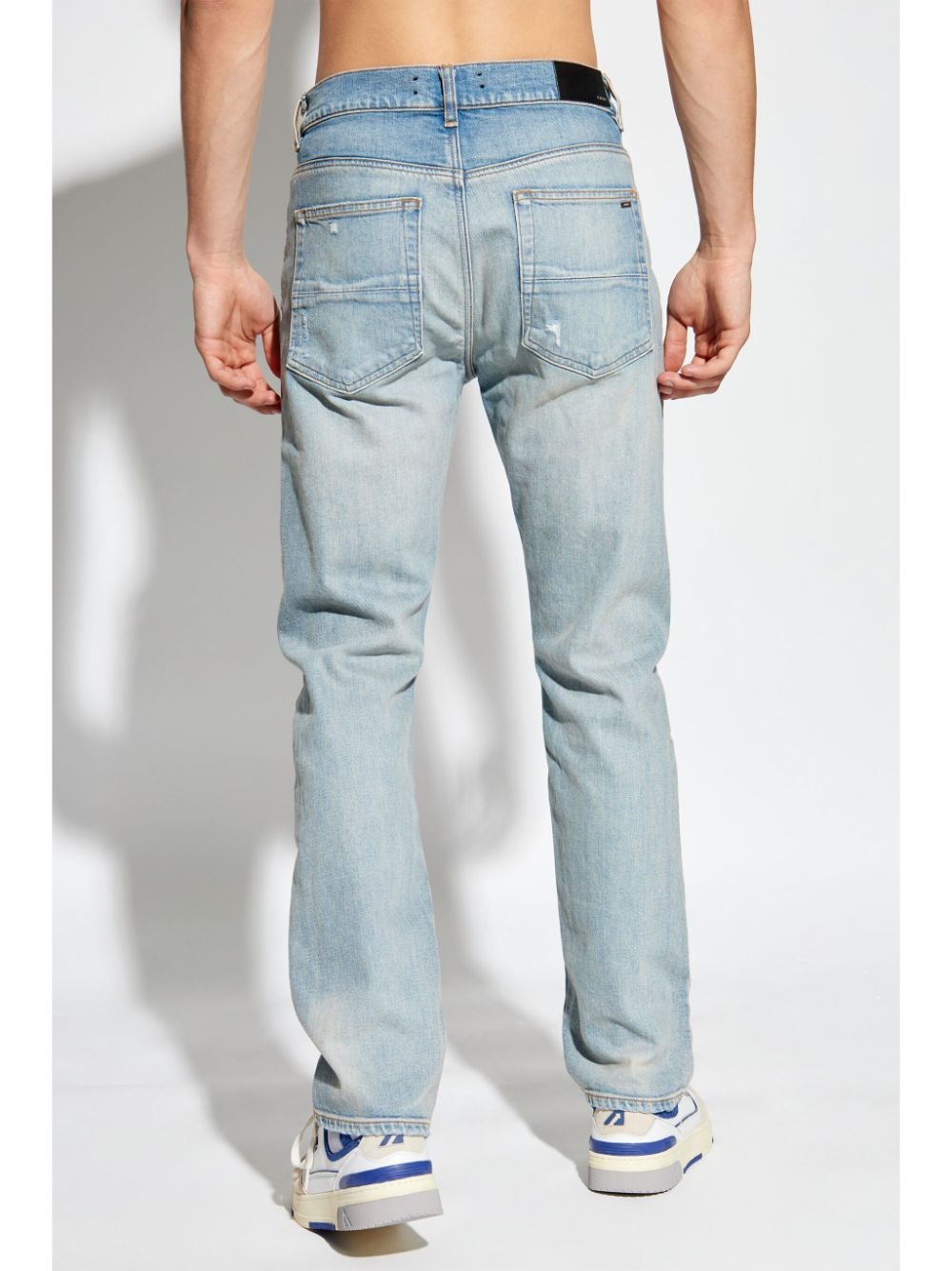 mid-rise slim-cut jeans - 4