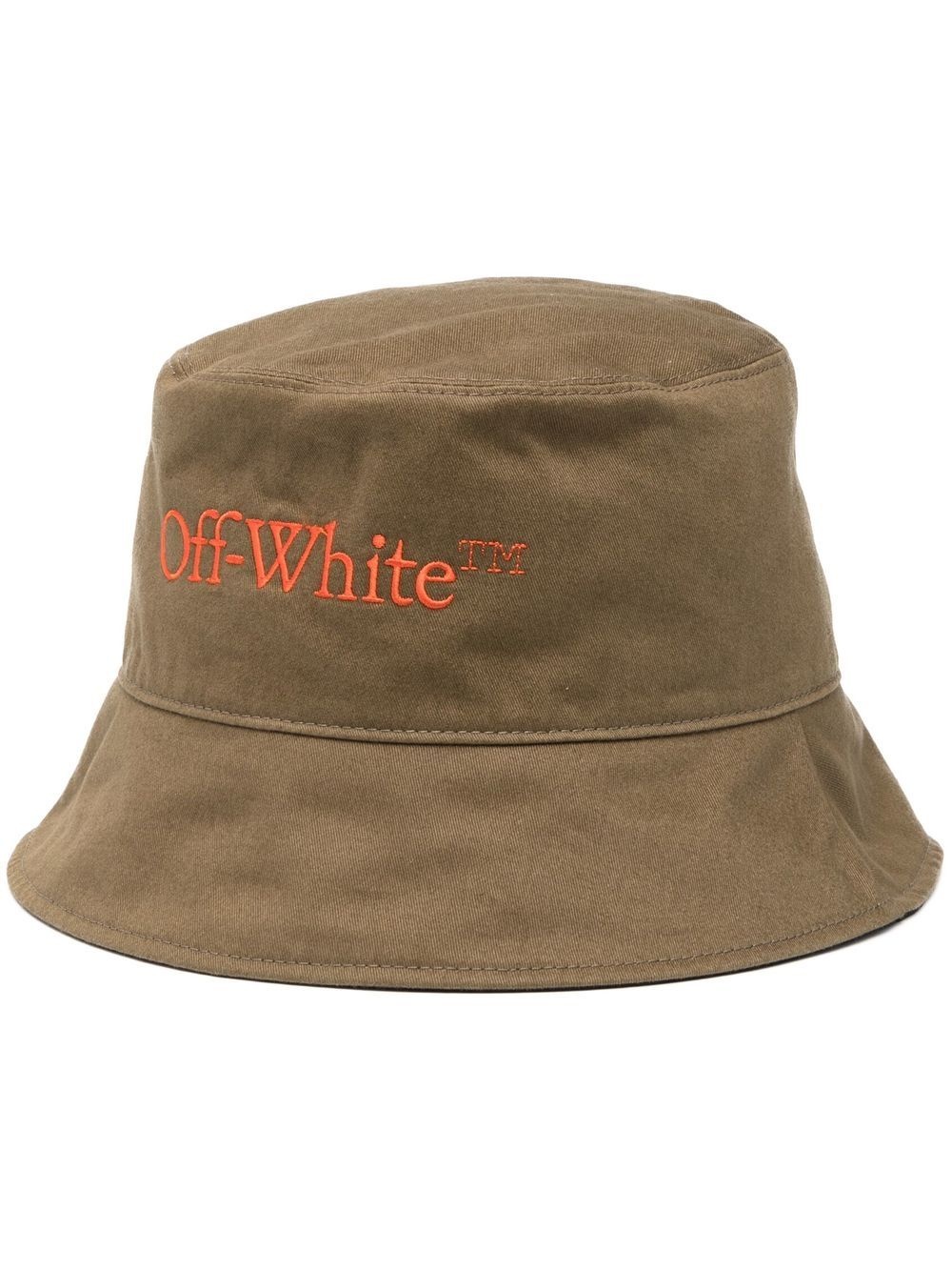 logo embroidered bucket hat - 1