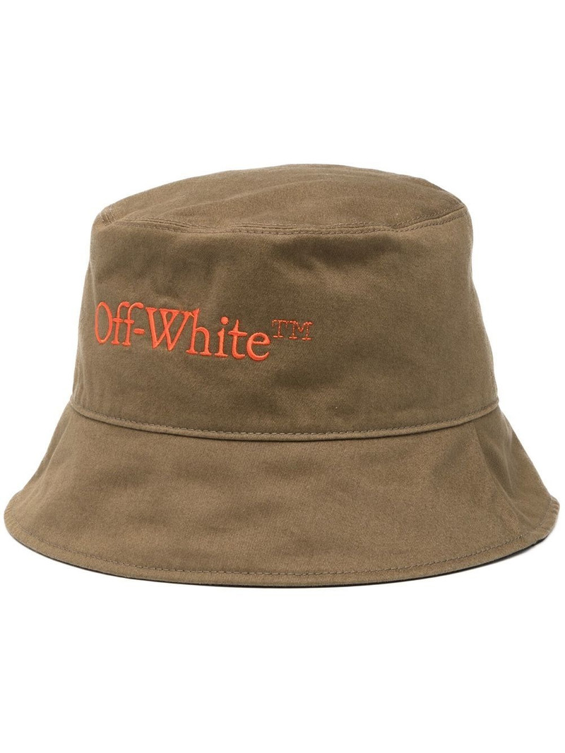logo embroidered bucket hat 1