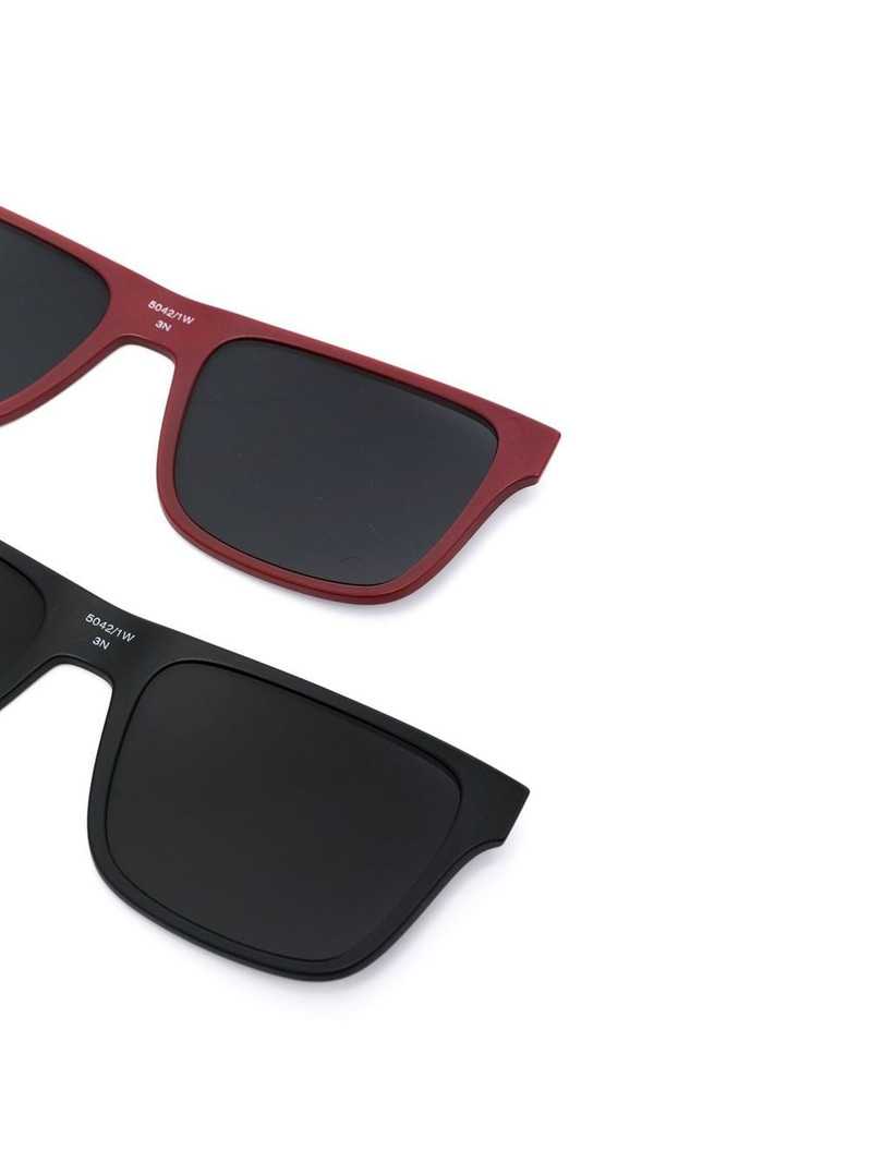 changeable-lens rectangular sunglasses 4