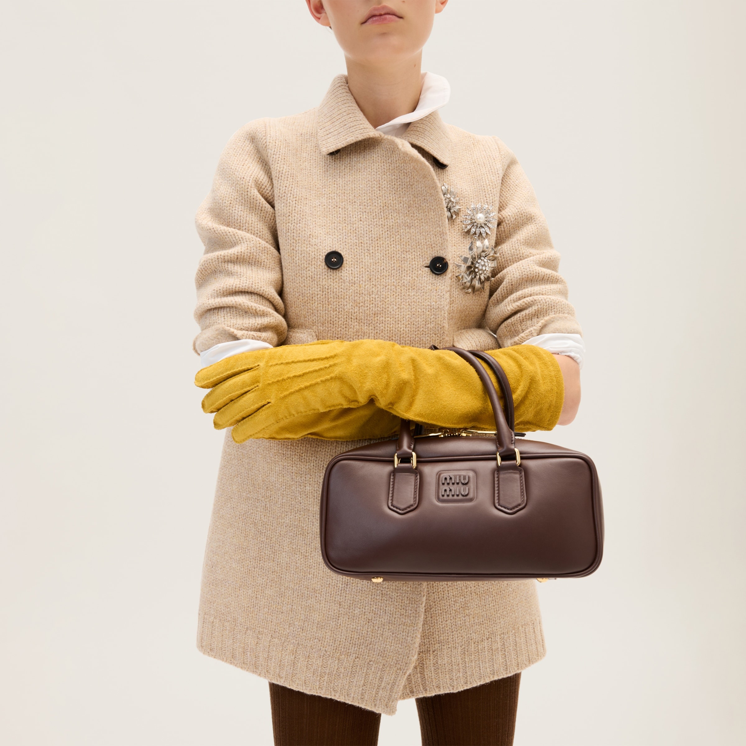 ハンドバッグ MIU MIU5BB148_2CR3 ARCADIE MEDIUM LEATHER BAG Buy Miu Miu Medium Arcadie Top Handle Bag 'Briarwood