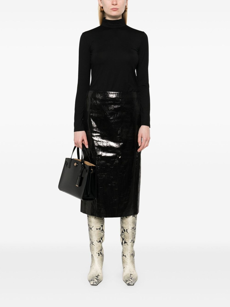 EMPORIO ARMANI mock-neck top outlook