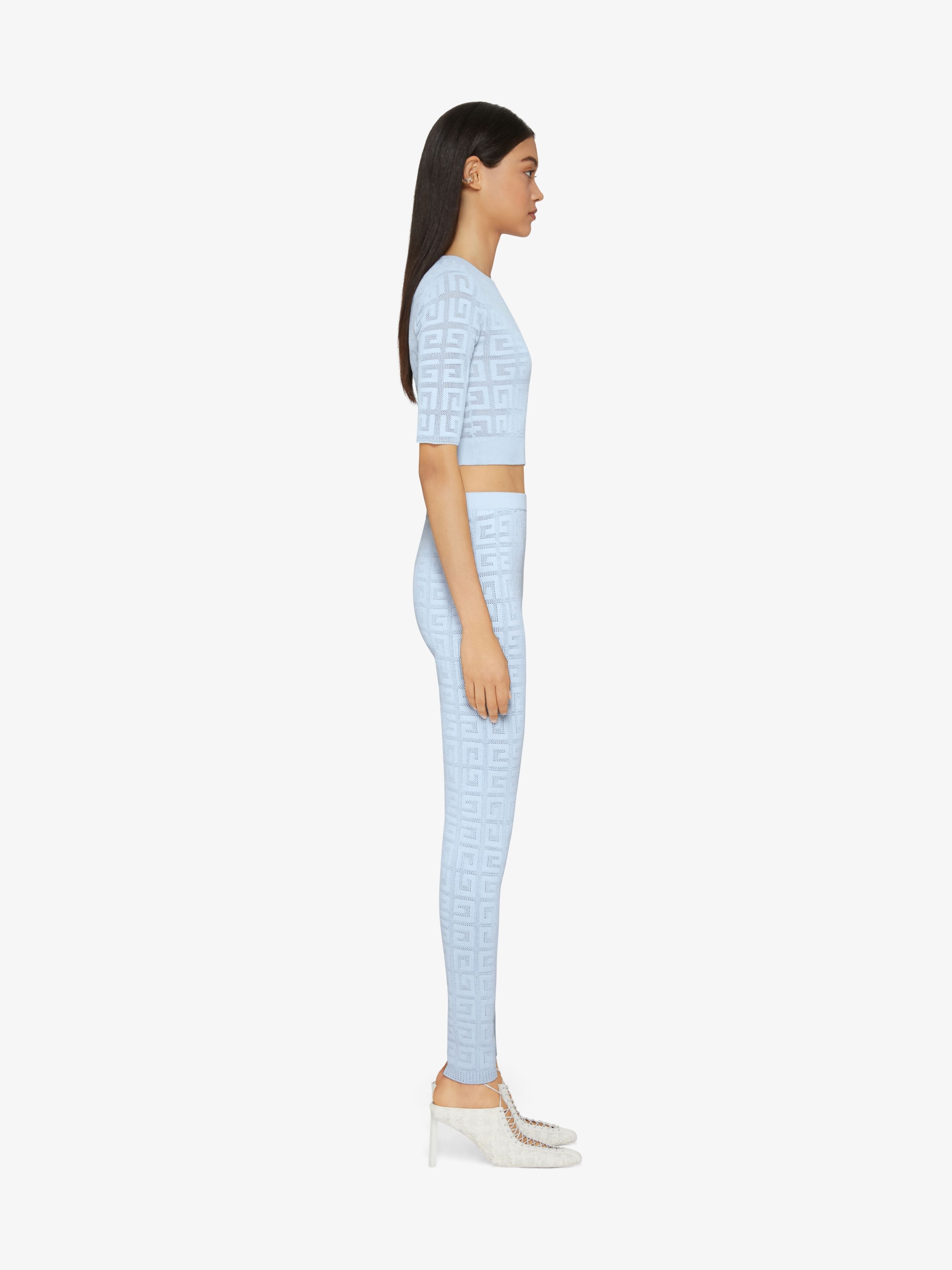 CROPPED SWEATER IN 4G JACQUARD - 3