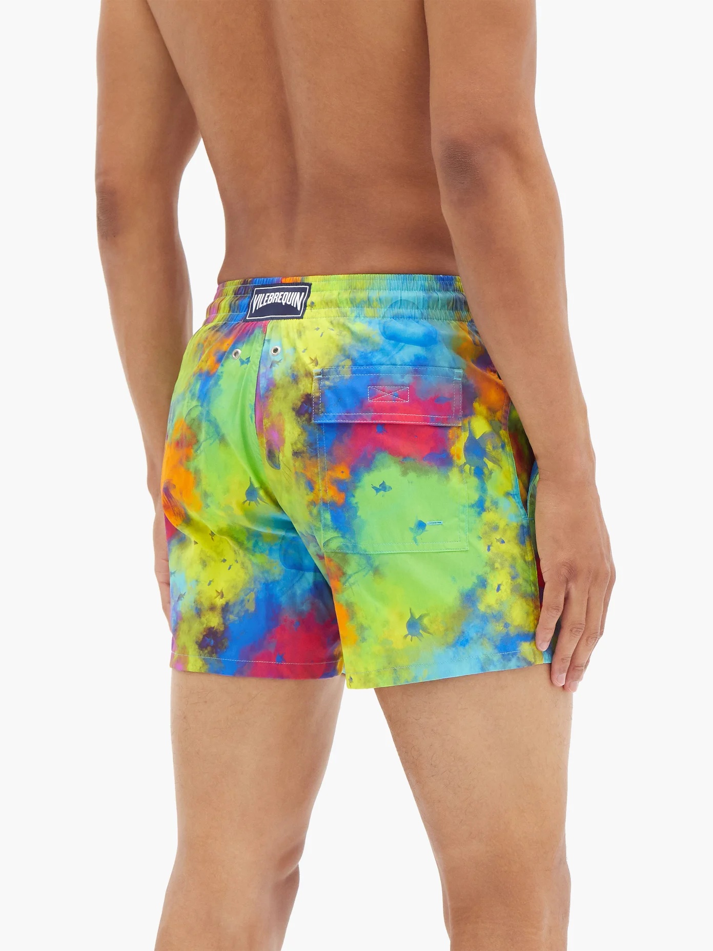 Moorise Holi-print swim shorts - 3