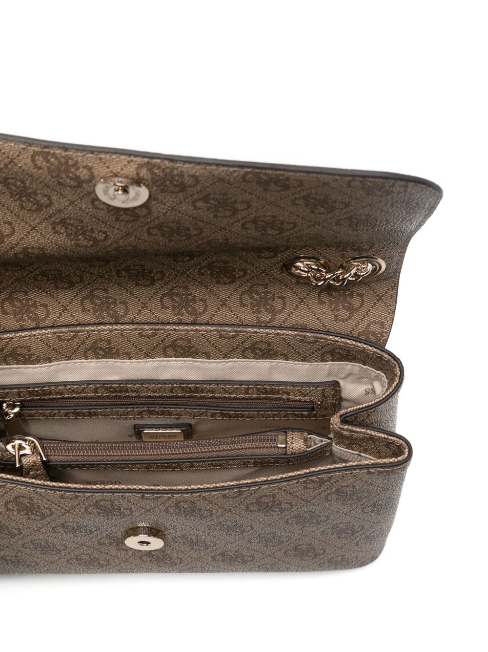 logo-plaque shoulder bag - 4