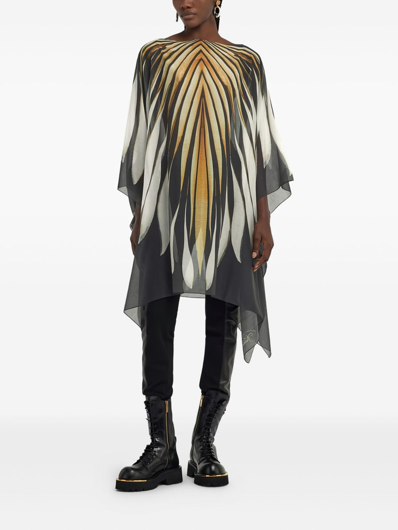 Roberto Cavalli leather-panelled leggings outlook