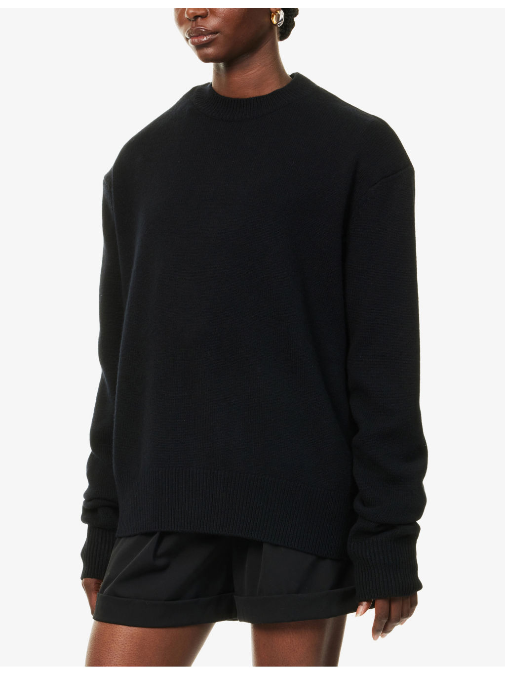 Rafaela Padded-Shoulder Wool-Blend Knitted Jumper - 3