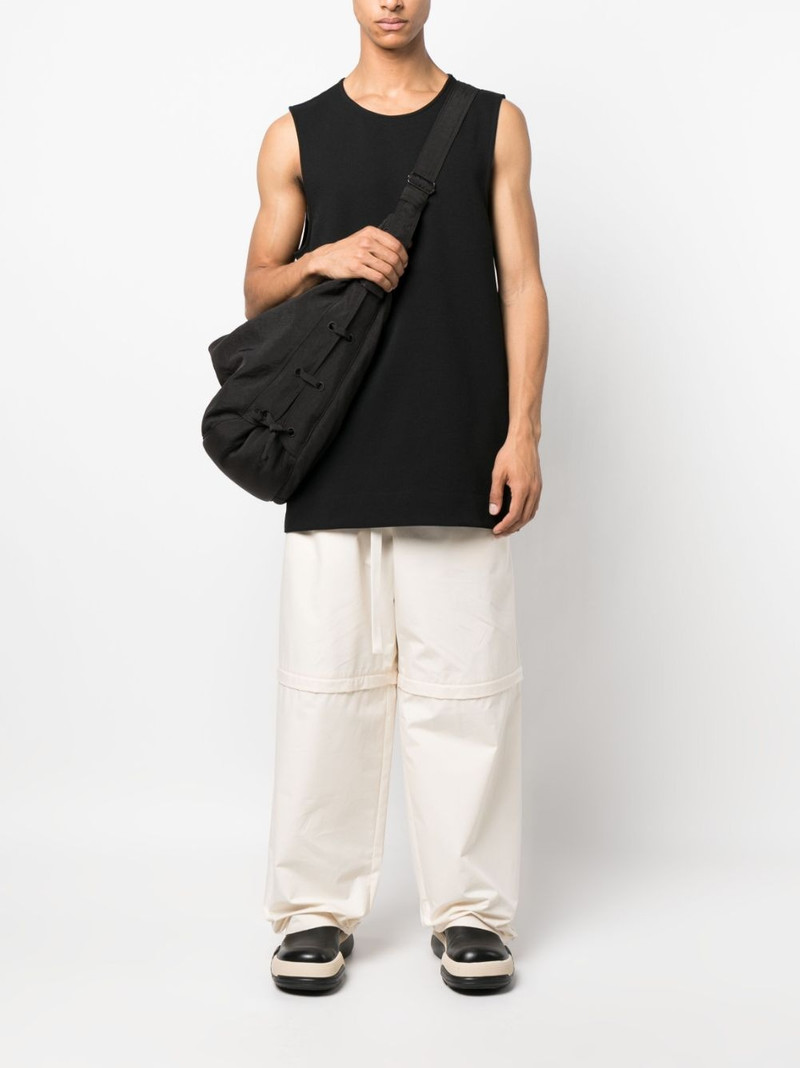 Jil Sander detachable-legs cotton trousers outlook